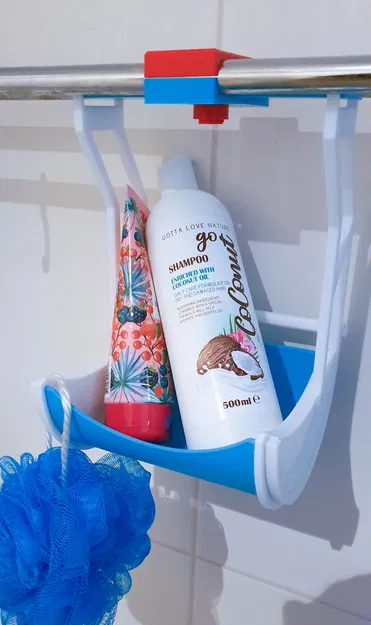 Duschablage für Handtuchhalterung/Shower Shelf on Towel Holder - Image 1