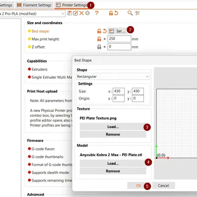 Anycubic Kobra 2 Max - Bed Shape Model and Texture