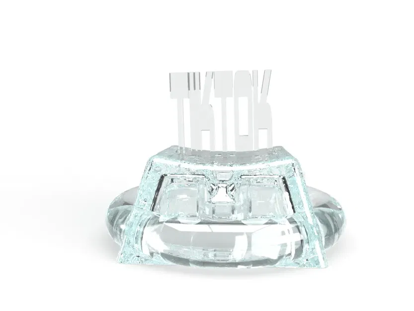 Nắp Bàn Phím Tiktok Hình Tròn - Image 1