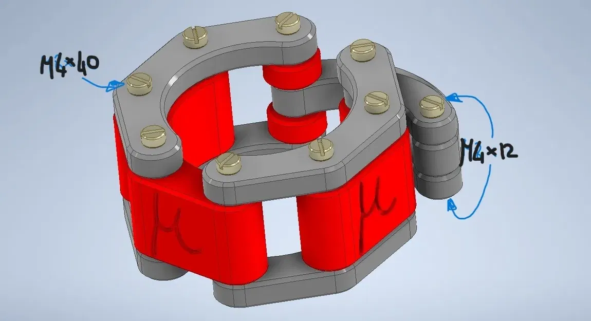 Chốt Tạ Đơn Giản v2 (50mm 28mm 26mm) - Image 1
