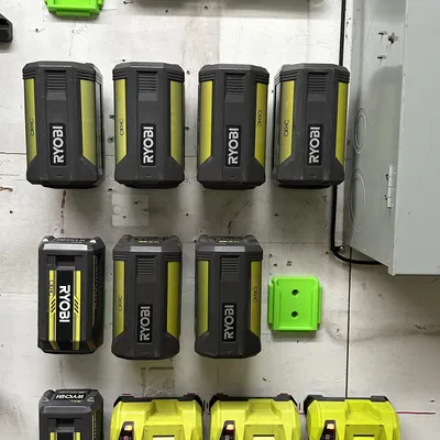 Ryobi 40 Volt Battery Wall Mount