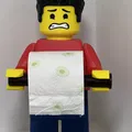 Người LEGO cầm giấy vệ sinh - Thumbnail 1