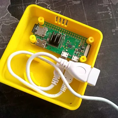 Vỏ Pi Zero W Printserver cho Adapter micro USB sang USB OTG
