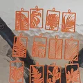 Bông Tai Lá Vuông Thiết Kế 16 Lá - Thumbnail 2