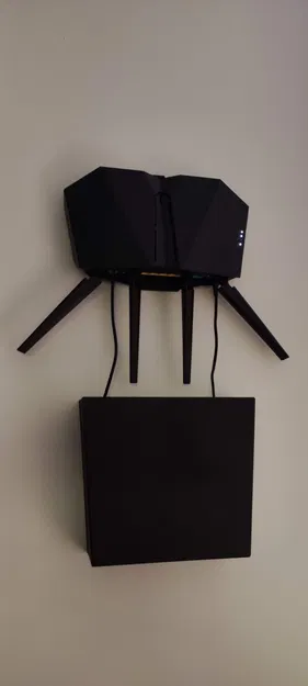 Giá treo tường và cover cho router ASUS DSL-AX82U - Image 1