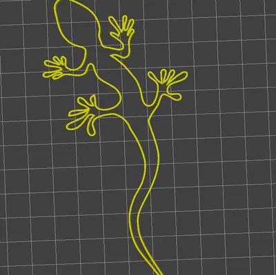 Mẫu Khắc Hình Thằn Lằn