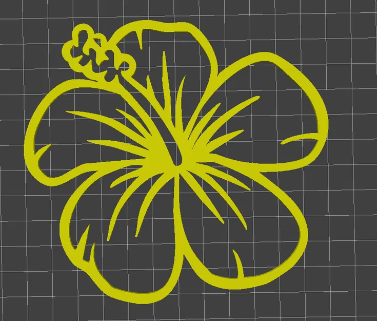 Nét vẽ hoa dâm bụt - Image 1