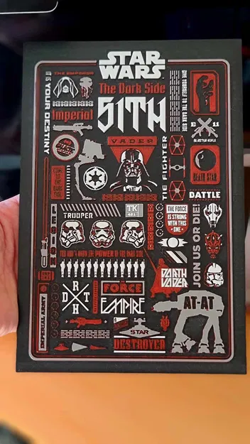 Starwars Iconographic - Bản vẽ bằng Filament - Image 1