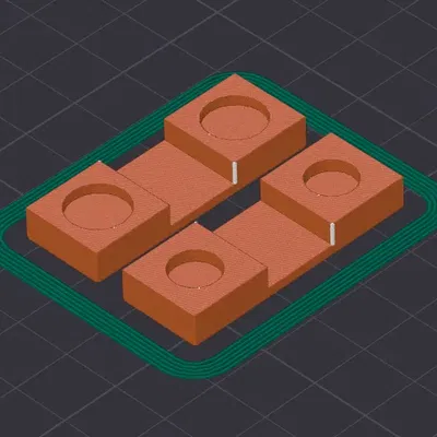 Kẹp nam châm cho dải LED WS2815 IP67