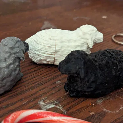 Hộp kim chỉ hình cừu