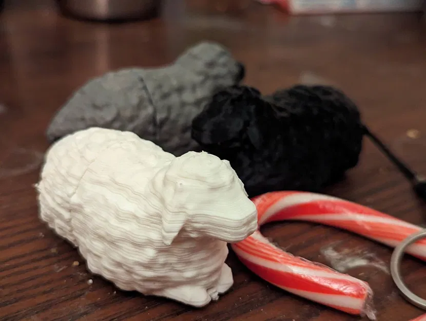 Hộp kim chỉ hình cừu - Image 3