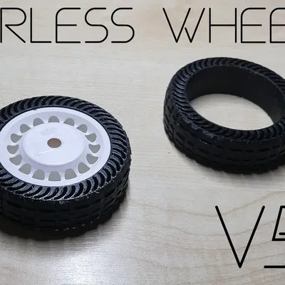 Ý Tưởng Bánh Xe Không Săm (Airless Wheel Concept)