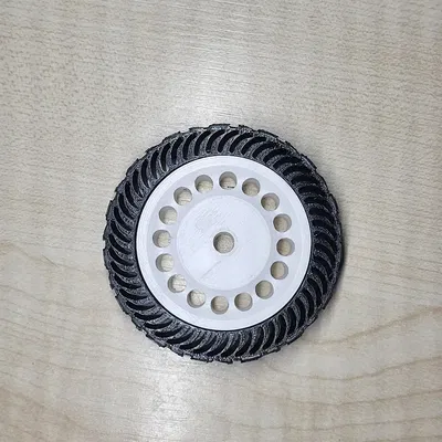 Ý Tưởng Bánh Xe Không Săm (Airless Wheel Concept)