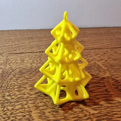 Móc Treo Cây Thông Noel Hình Khối Voronoi