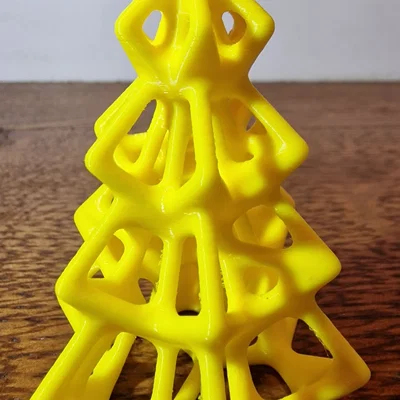 Móc Treo Cây Thông Noel Hình Khối Voronoi