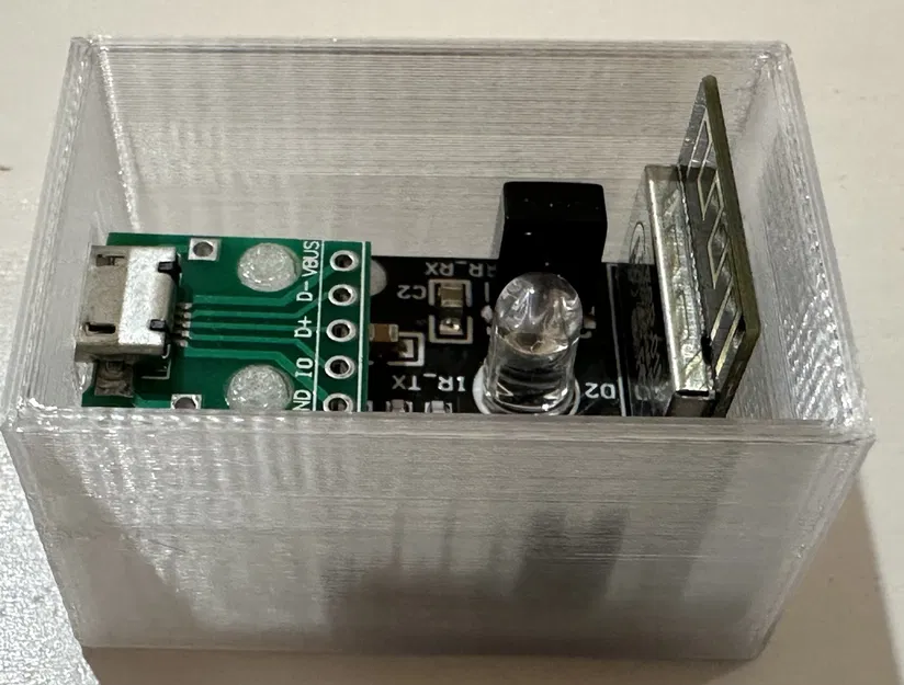 Hộp đựng Cảm biến Hồng ngoại IR và Module WiFi ESP8285 ESP-01M có Micro USB - Image 4