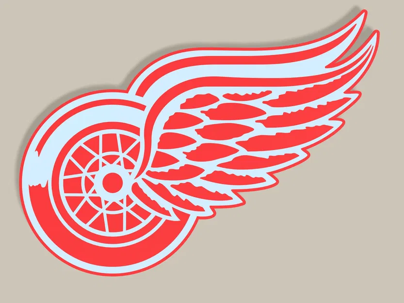 Logo Detroit Red Wings (In Đa Vật Liệu) - Image 1