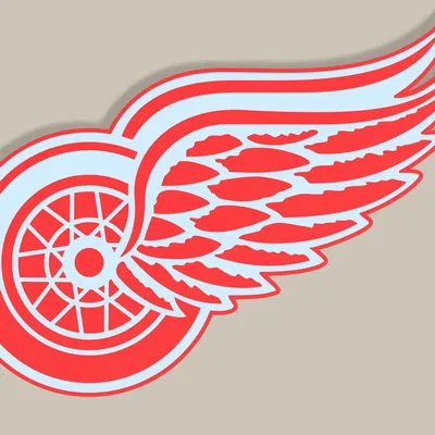 Logo Detroit Red Wings (In Đa Vật Liệu)