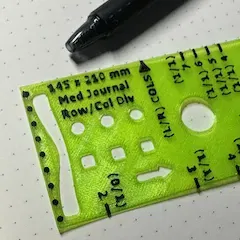 Thước Kẻ Chia Cột/Hàng Tạp Chí