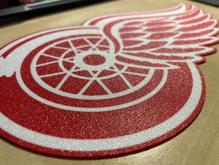 Logo Detroit Red Wings (In Đa Vật Liệu) - Image 7