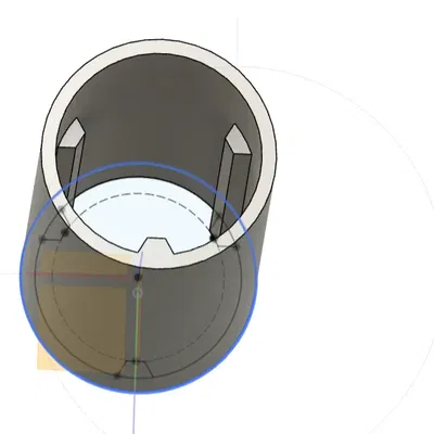 18650 or 3xAAA battery sleeve for xhp50 led flashlight