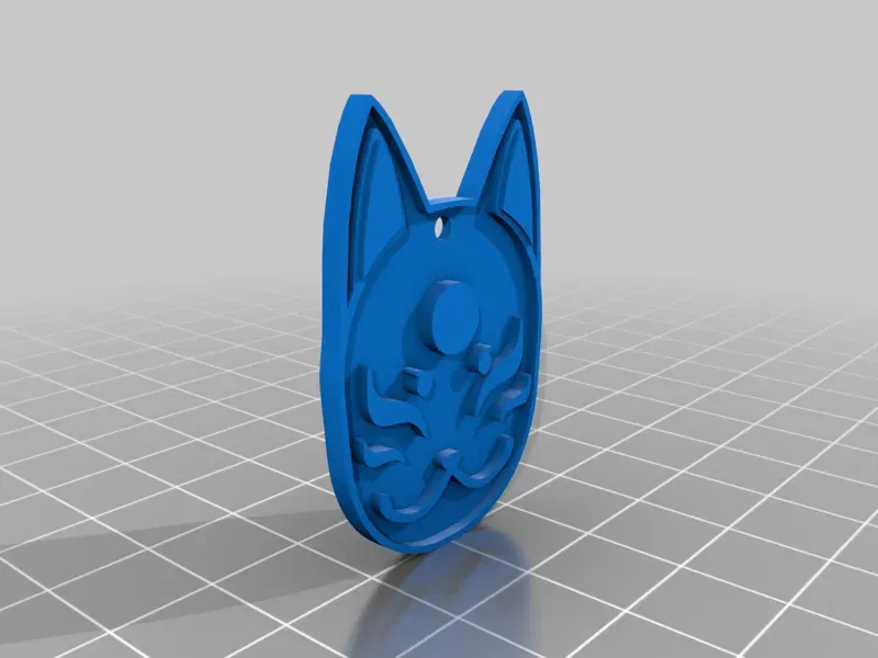 Kitsune Japanese Mask earrings - Image 5