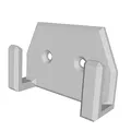 Wall mount for T-shaped rulers - Thumbnail 1