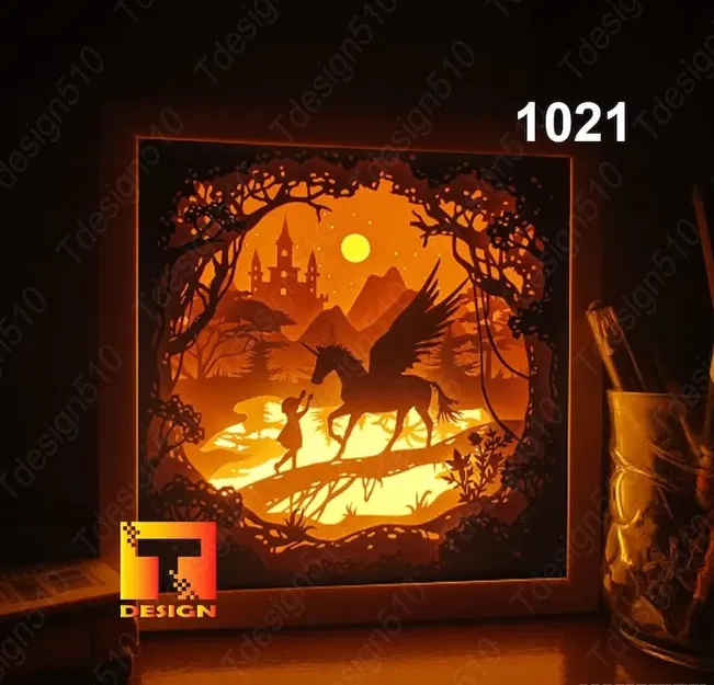 Hộp Đèn Kỳ Lân Pegasus - Image 1