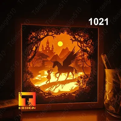 Hộp Đèn Kỳ Lân Pegasus