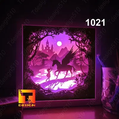 Hộp Đèn Kỳ Lân Pegasus