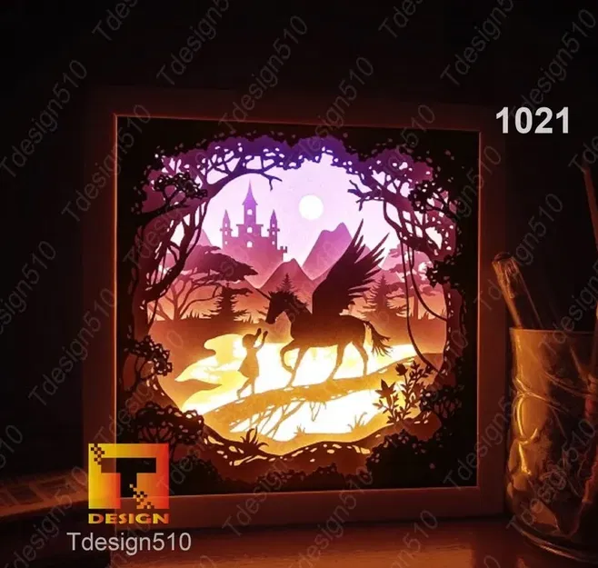 Hộp Đèn Kỳ Lân Pegasus - Image 3