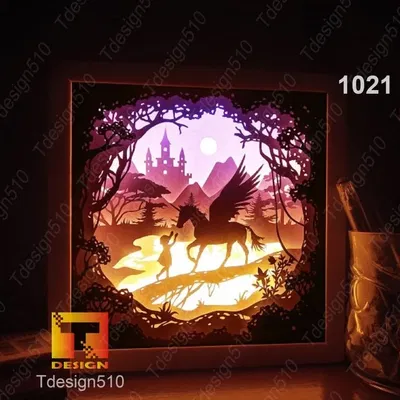 Hộp Đèn Kỳ Lân Pegasus