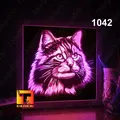 Hộp đèn hình đầu mèo nhìn thẳng - Thumbnail 1