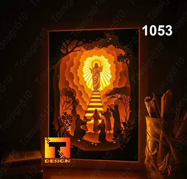 Hộp Đèn Cầu Nguyện Chúa Jesus - Image 2