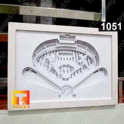 Mô hình Baseball Lightbox