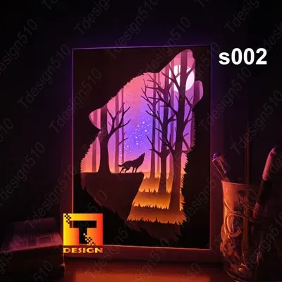 Mô hình Hộp đèn Sói trong Rừng