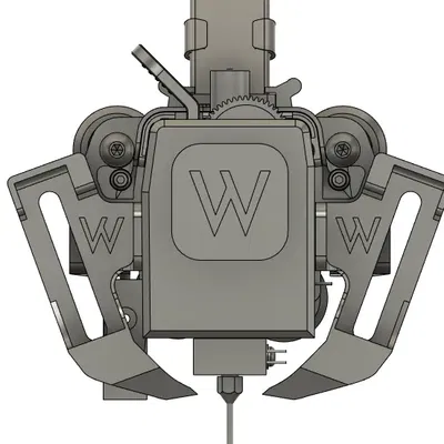 Ốp lưng FanFlow Fortress cho WindWarden Elegoo Neptune 3 Pro (Adapter Quạt 5015 Beta V0.2)