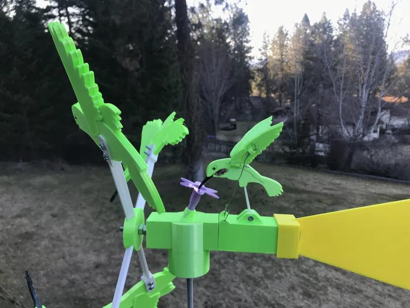 Hummngbird Whirligig - Image 1