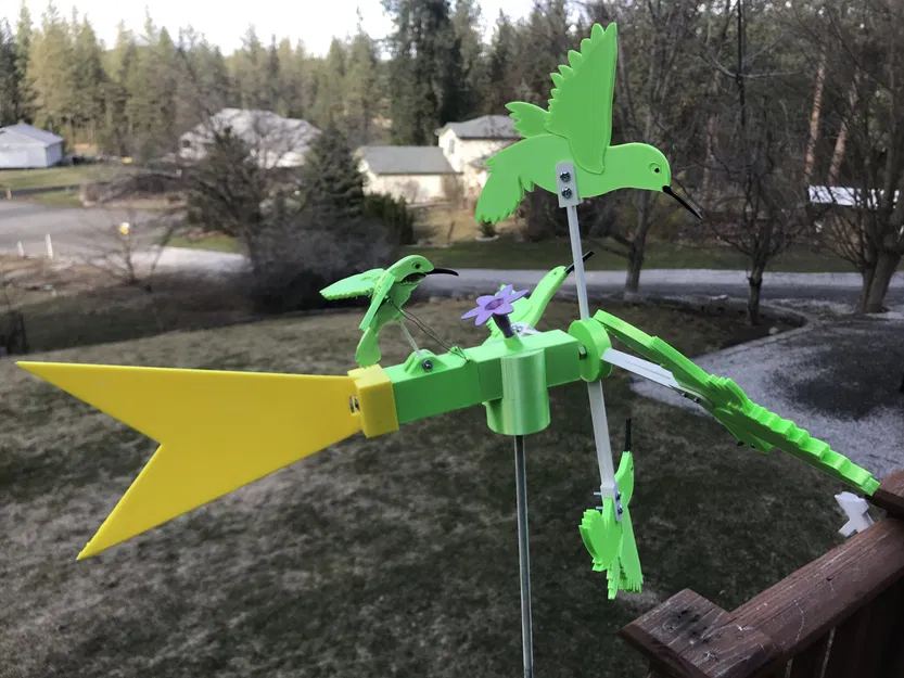 Hummngbird Whirligig - Image 2