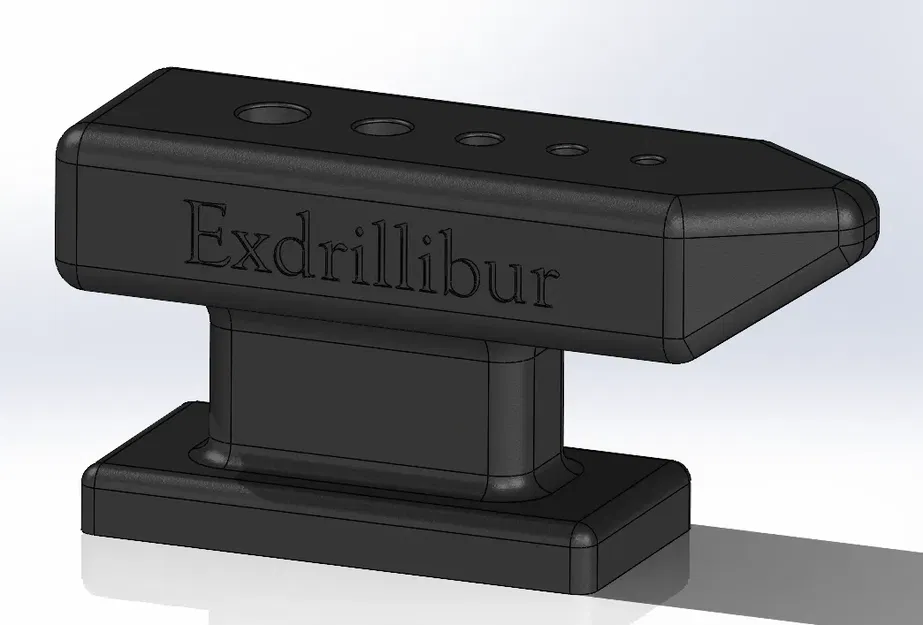 Exdrillibur: Giá Đỡ Khoan In 3D Hình Đe - Image 3