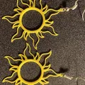 Sun Earrings - Thumbnail 1