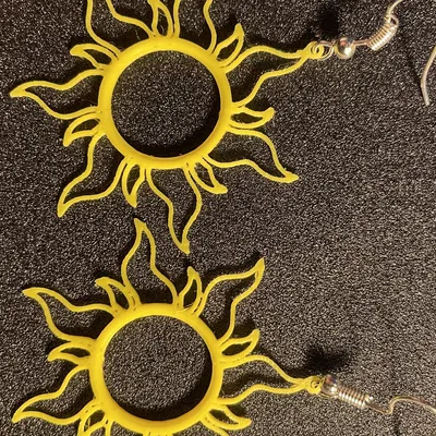Sun Earrings
