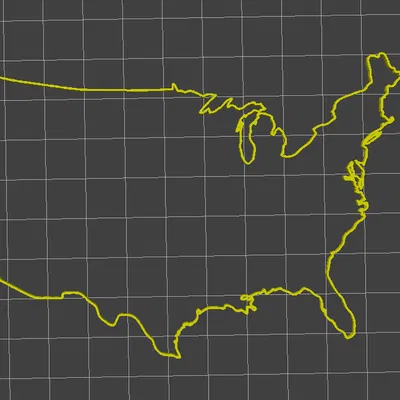 Hình dáng nước Mỹ