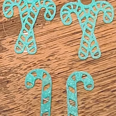 Bông Tai Cây Kẹo Giáng Sinh