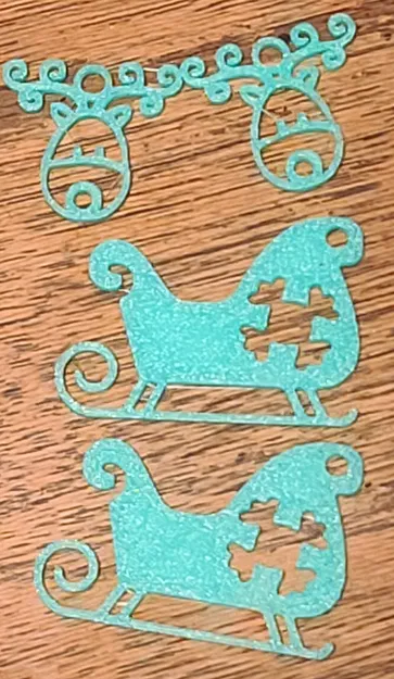 Bông tai Tuần lộc và Xe trượt tuyết - Image 1