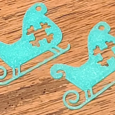 Bông tai Tuần lộc và Xe trượt tuyết