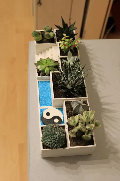 Vườn Zen có Biểu tượng Ying/Yang - Image 2