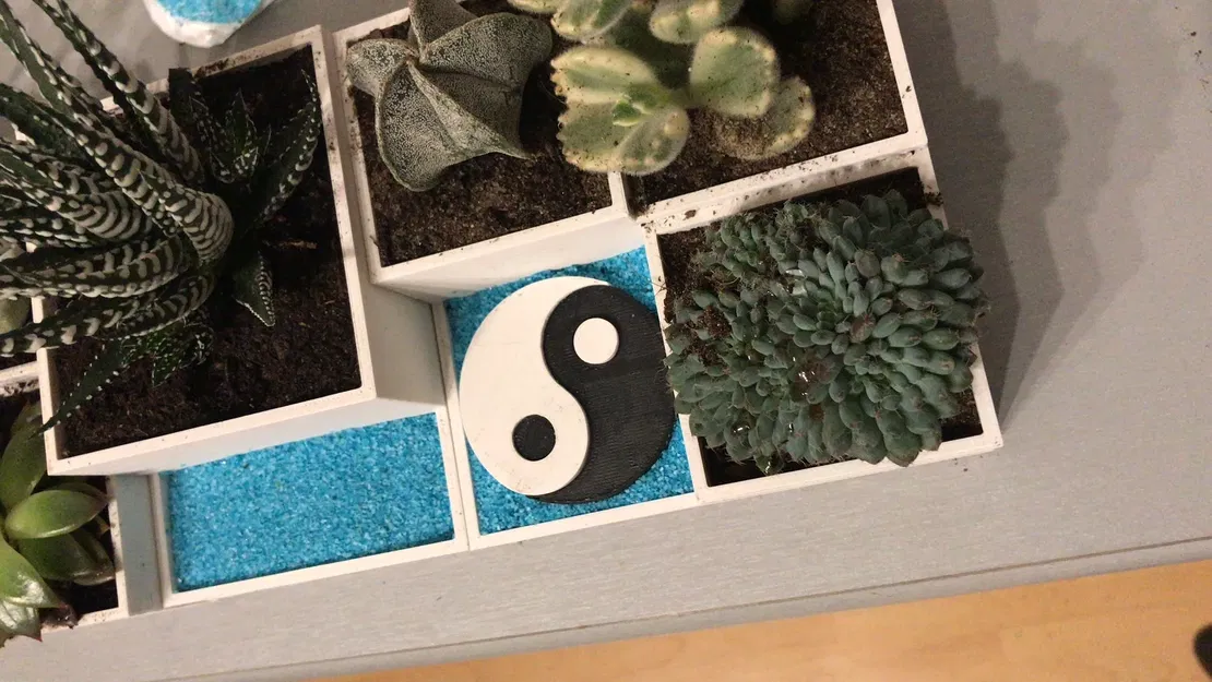 Vườn Zen có Biểu tượng Ying/Yang - Image 4