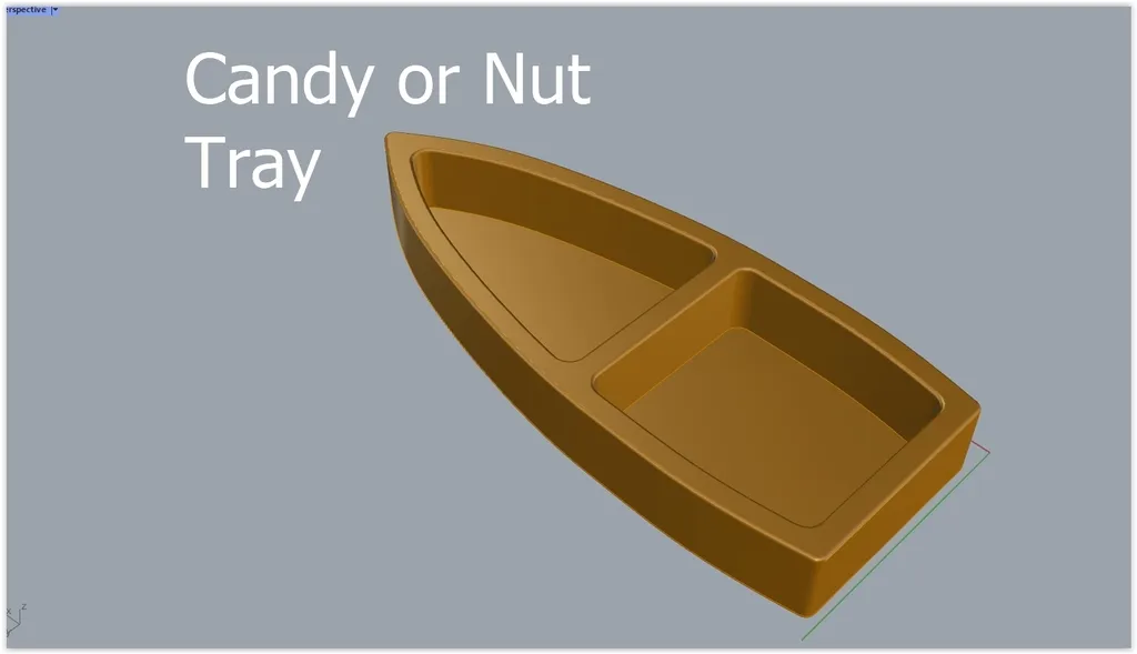 Boat Shaped tray for nuts candy or other use. - Image 1