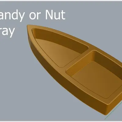 Boat Shaped tray for nuts candy or other use.